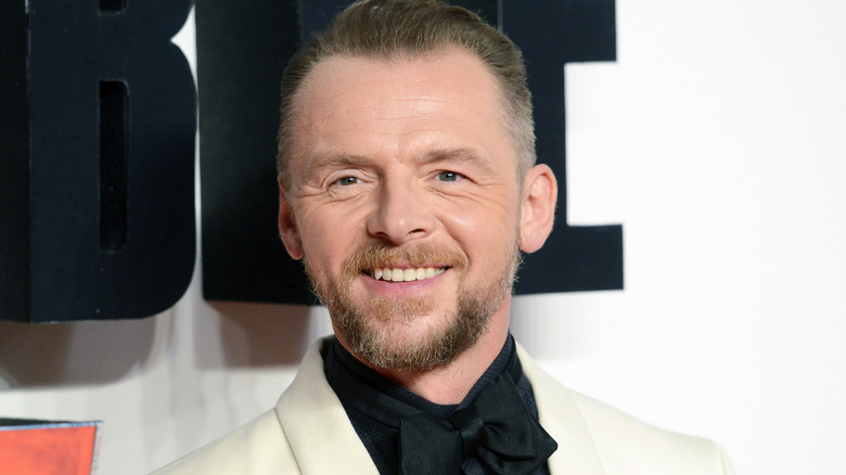 Simon Pegg on red carpet
