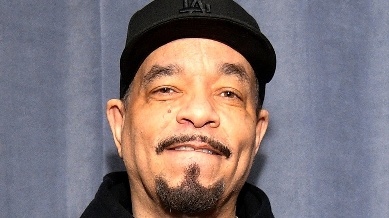 Ice-T smirking