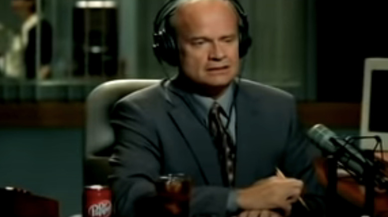 Frasier pushes Dr. Pepper on the air