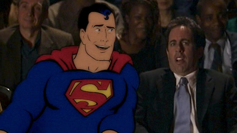 Superman and Jerry Seinfeld at the movies