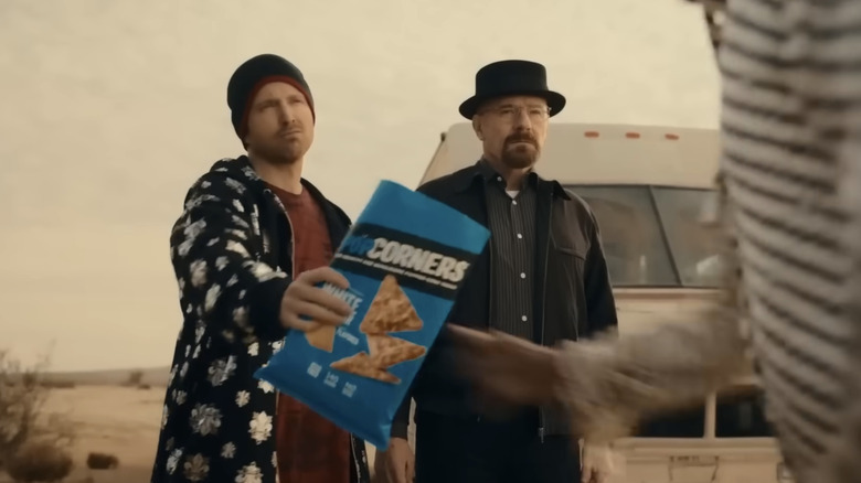 Walter White and Jesse Pinkman share PopCorners