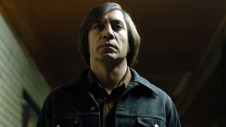 Javier Bardem as Anton Chigurh in No Country for Old Men