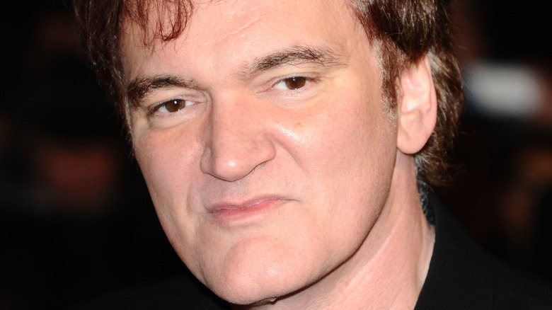 Quentin Tarantino sneering