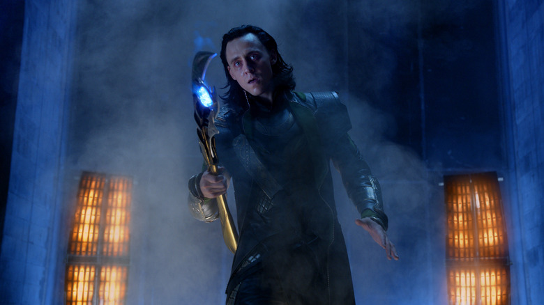 Loki wielding a scepter