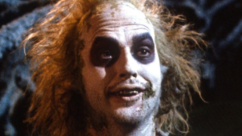 Beetlejuice smirking