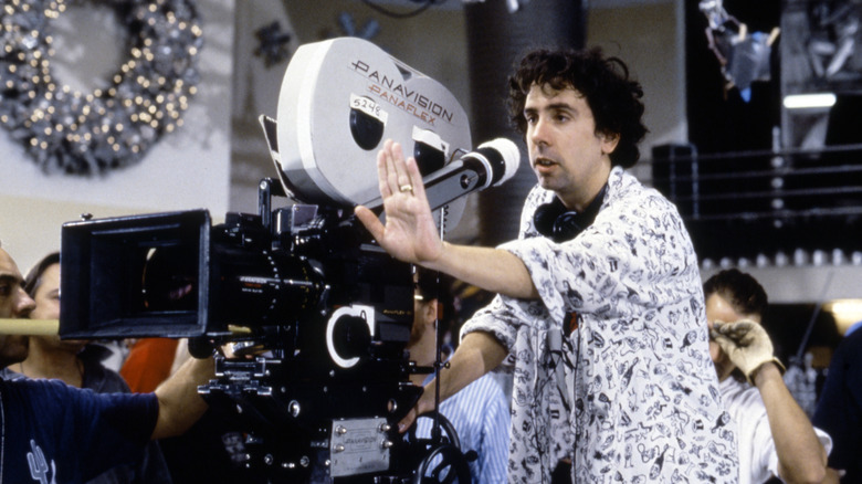 Tim Burton directing