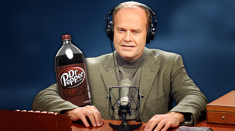 Frasier with a liter of Dr. Pepper