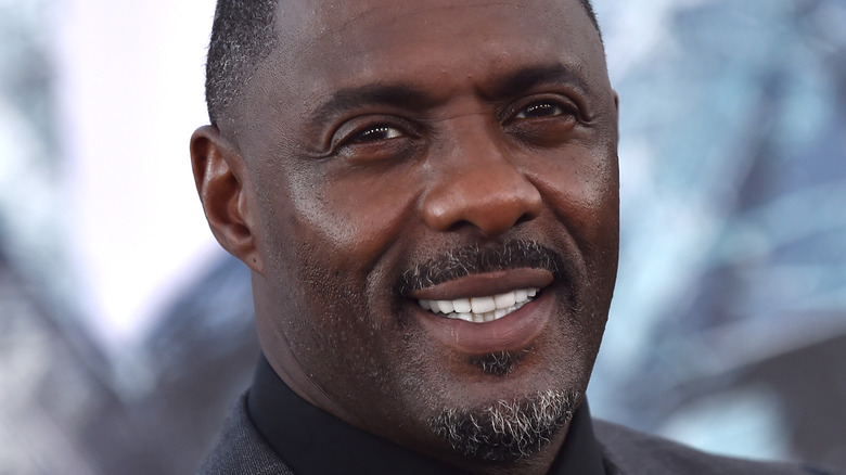 Idris Elba smiling