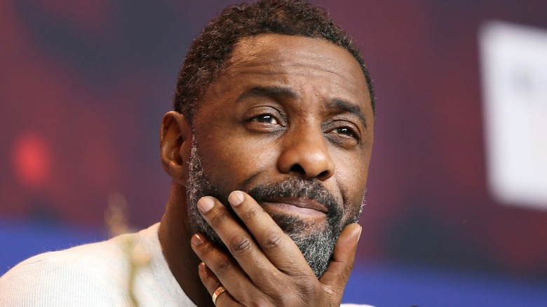Actor Idris Elba from the BBC series 'Luther'