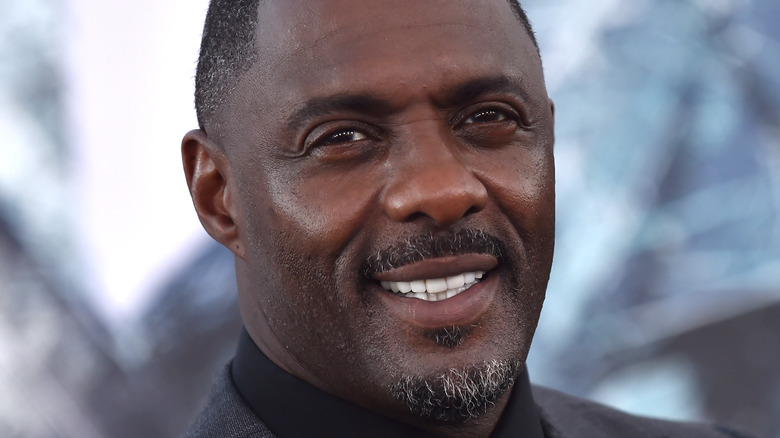 Idris Elba smiling