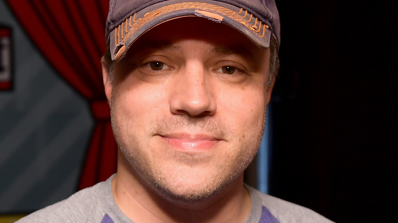 Geoff Johns smiles pleasantly