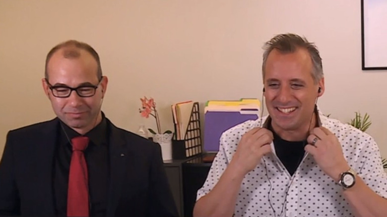 Murr and Joe looking forward