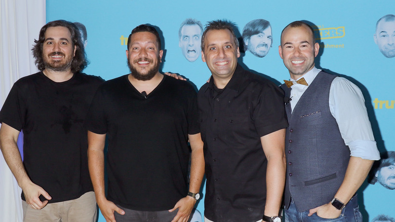 "Impractical Jokers" stars pose together