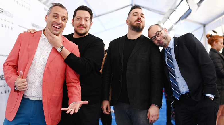 Impractical Jokers attending WarnerMedia event 