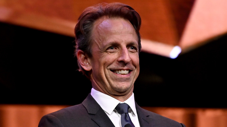 Seth Meyers smiling