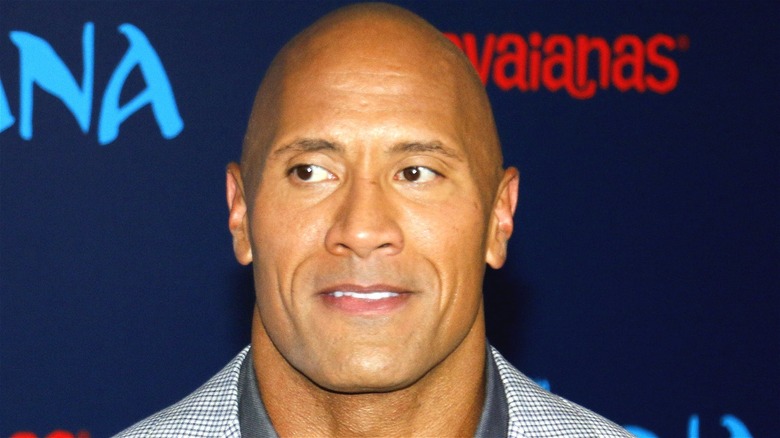 Dwayne Johnson grinning