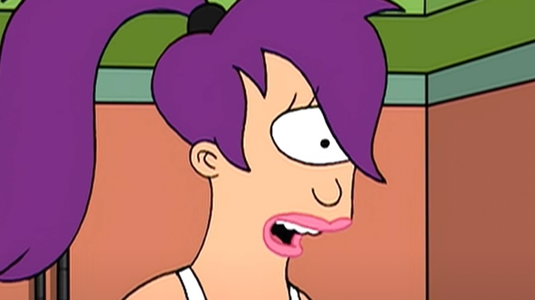 Leela talking in Futurama