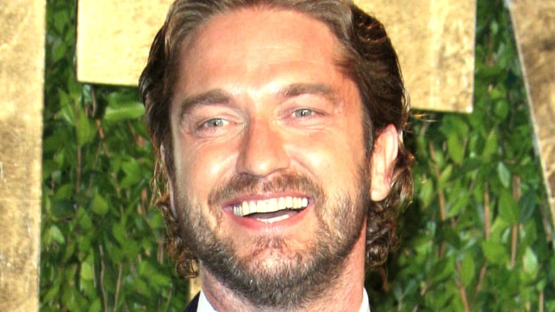 Gerard Butler smiling