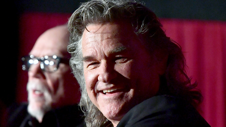 Kurt Russell laughing