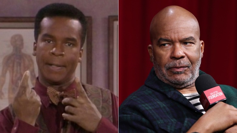 David Alan Grier on In Living Color (left); David Alan Grier now (right)