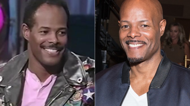 Keenan Ivory Wayans on In Living Color (left); Keenan Ivory Wayans today (right)