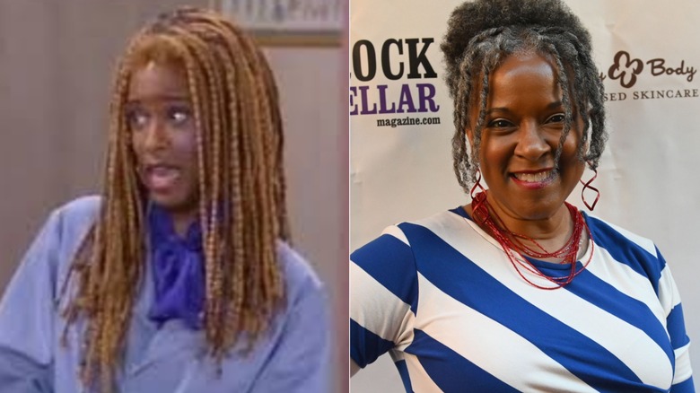 T'Keyah Crystal Keymah on In Living Color (left); T'Keyah Crystal Keymah now (right)