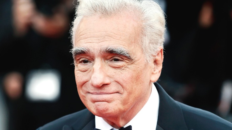 Martin Scorsese smiling red carpet