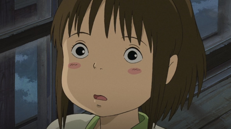 Chihiro looking surprised