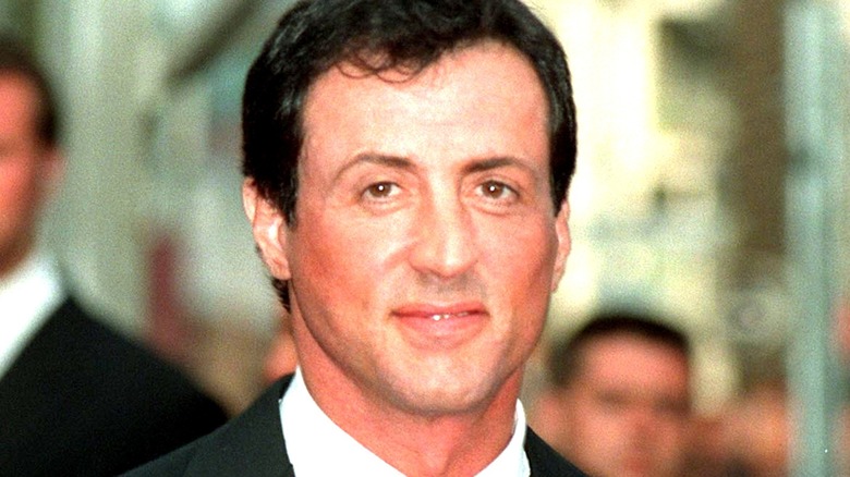 Sylvester Stallone smiling