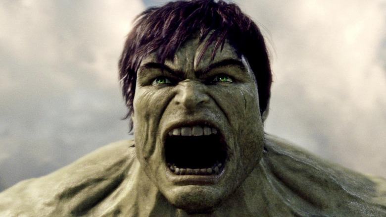 Hulk looking menacing