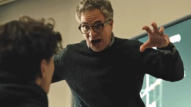 Bruce Banner does a pretend roar in "Spider-Man: Brand New Day" (2026)