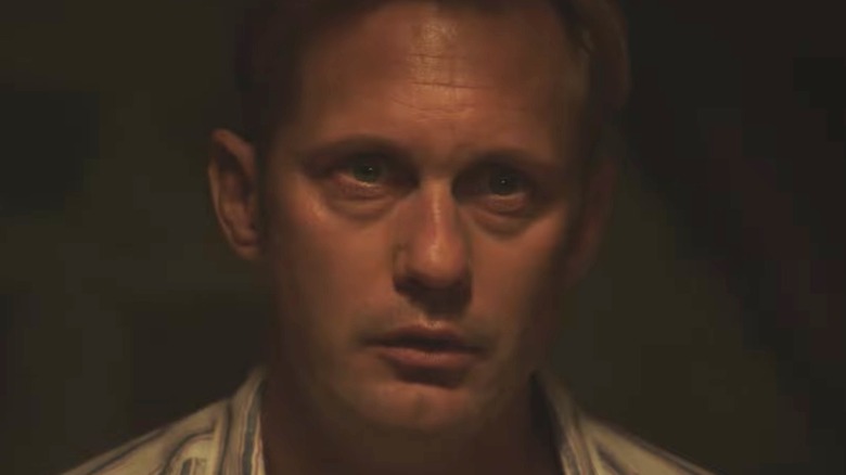 Alexander Skarsgard looking scared