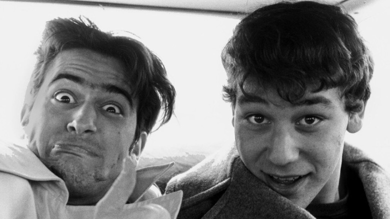 Young Bruce Campbell and Sam Raimi