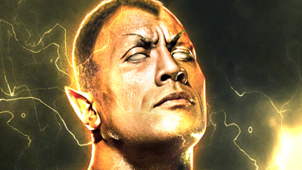 Black Adam Dwayne Johnson fan art BossLogic