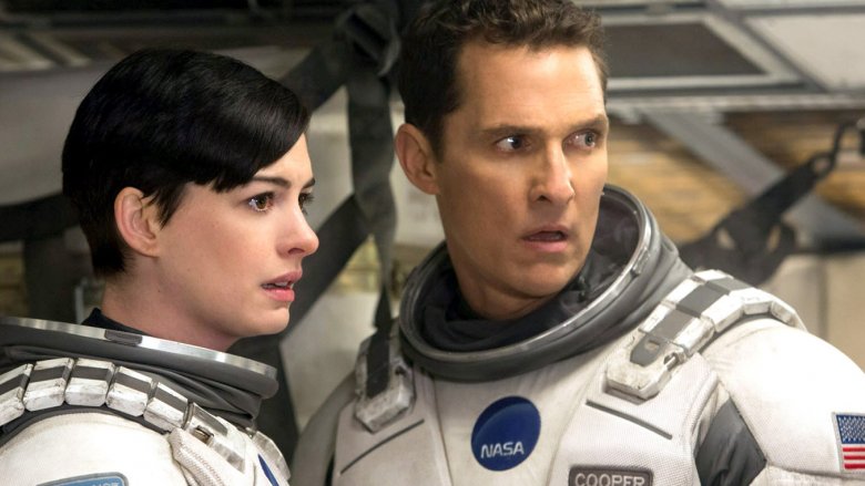 Matthew McConaughey and Anne Hathaway in Interstellar