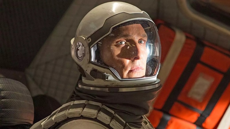 Cooper has an astronaut helmet