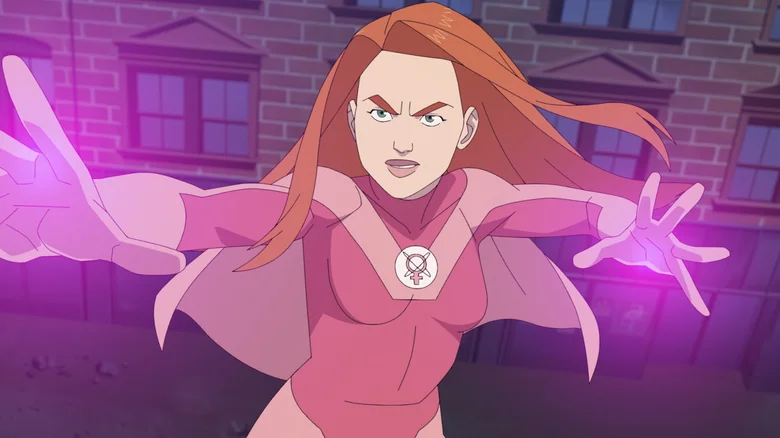 No one notices. It's a psychology thing. | Atom Eve (Invincible ...
