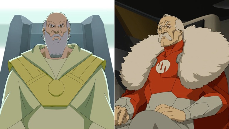 Side-by-side of Thaedus and Emperor Argall in Invincible Season 4 (2026)