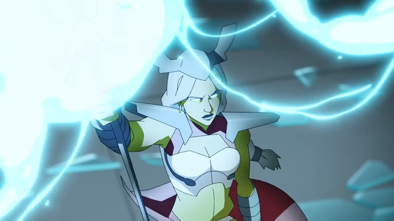 Universa wielding her power on "Invincible" (2026)