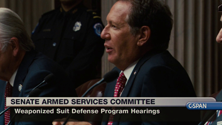Senator Stern questions Iron Man