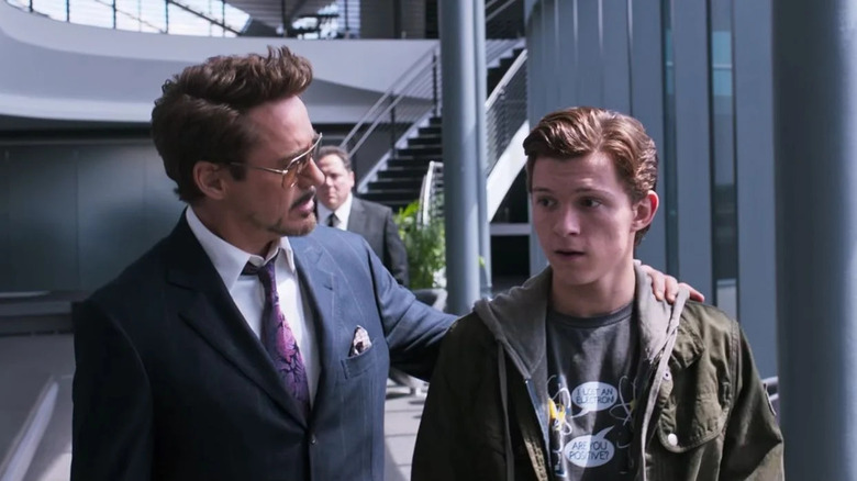 Tony invites Peter Avengers