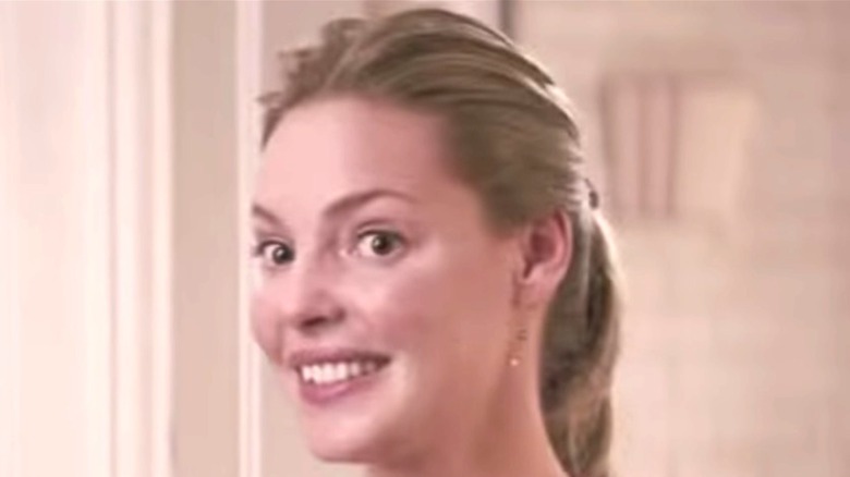 Jane smiling excitedly 27 Dresses