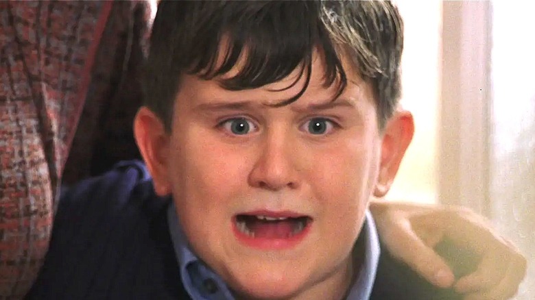 Dudley Dursley looking scared in Harry Potter and the Sorcerer's Stone