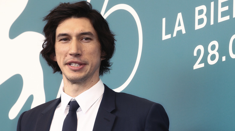 Adam Driver talking