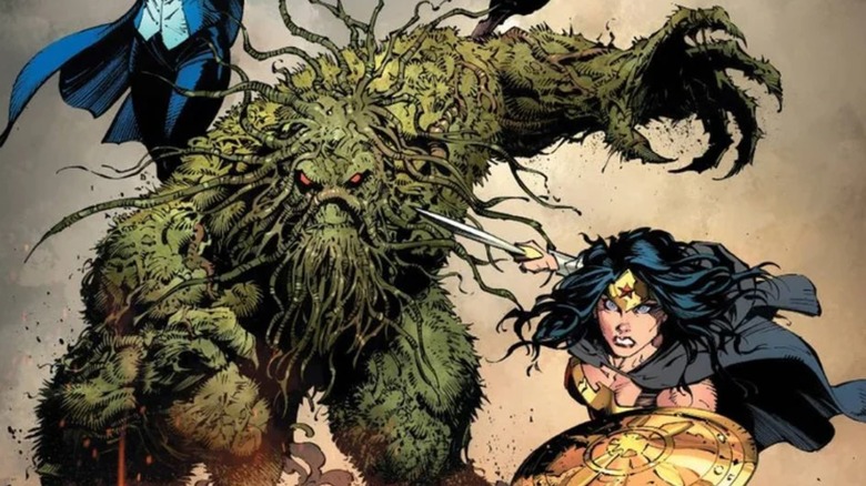 Swamp Thing and Wonder Woman