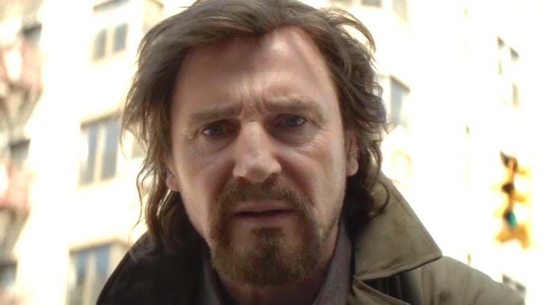 Liam Neeson as Matthew Scudder in A Walk Among the Tombstones