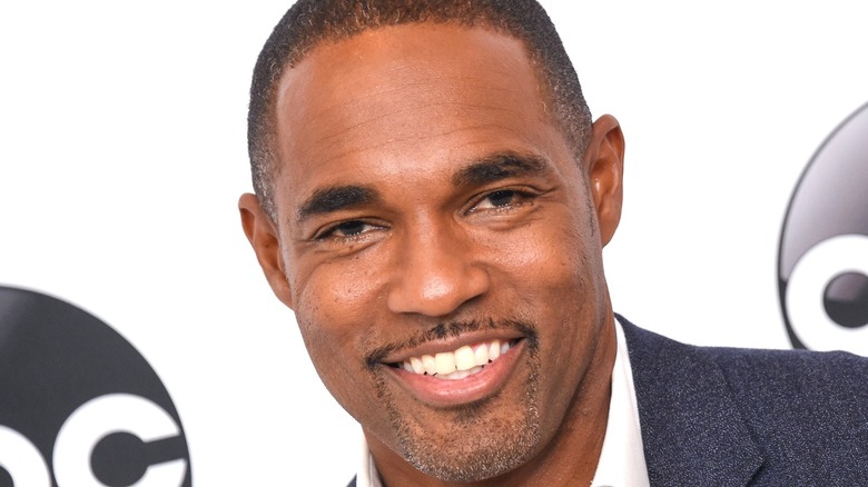 Jason George against the ABC Logo