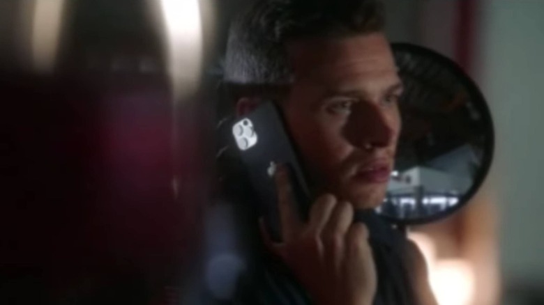 Buck making a phone call