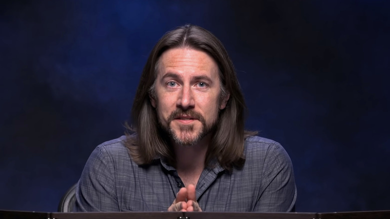 Matthew Mercer looks to camera