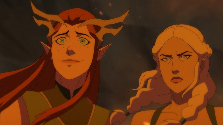 Keyleth next to Lady Allura Vysoren